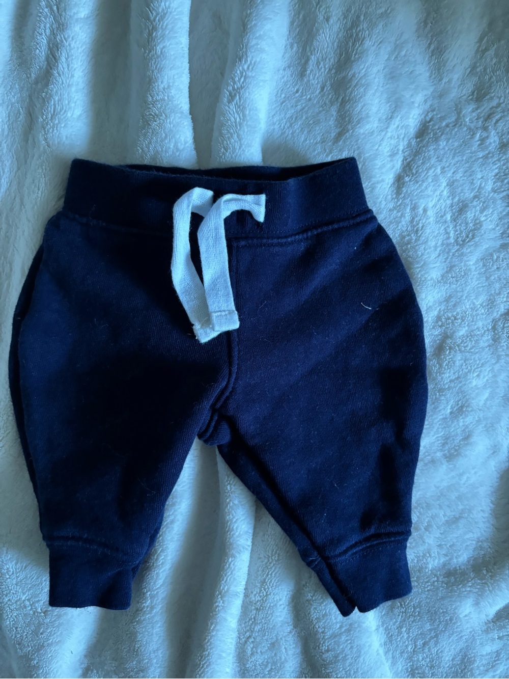 Carter's Navy Jogger Pants with White Drawstring
